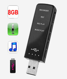 registratore audio usb